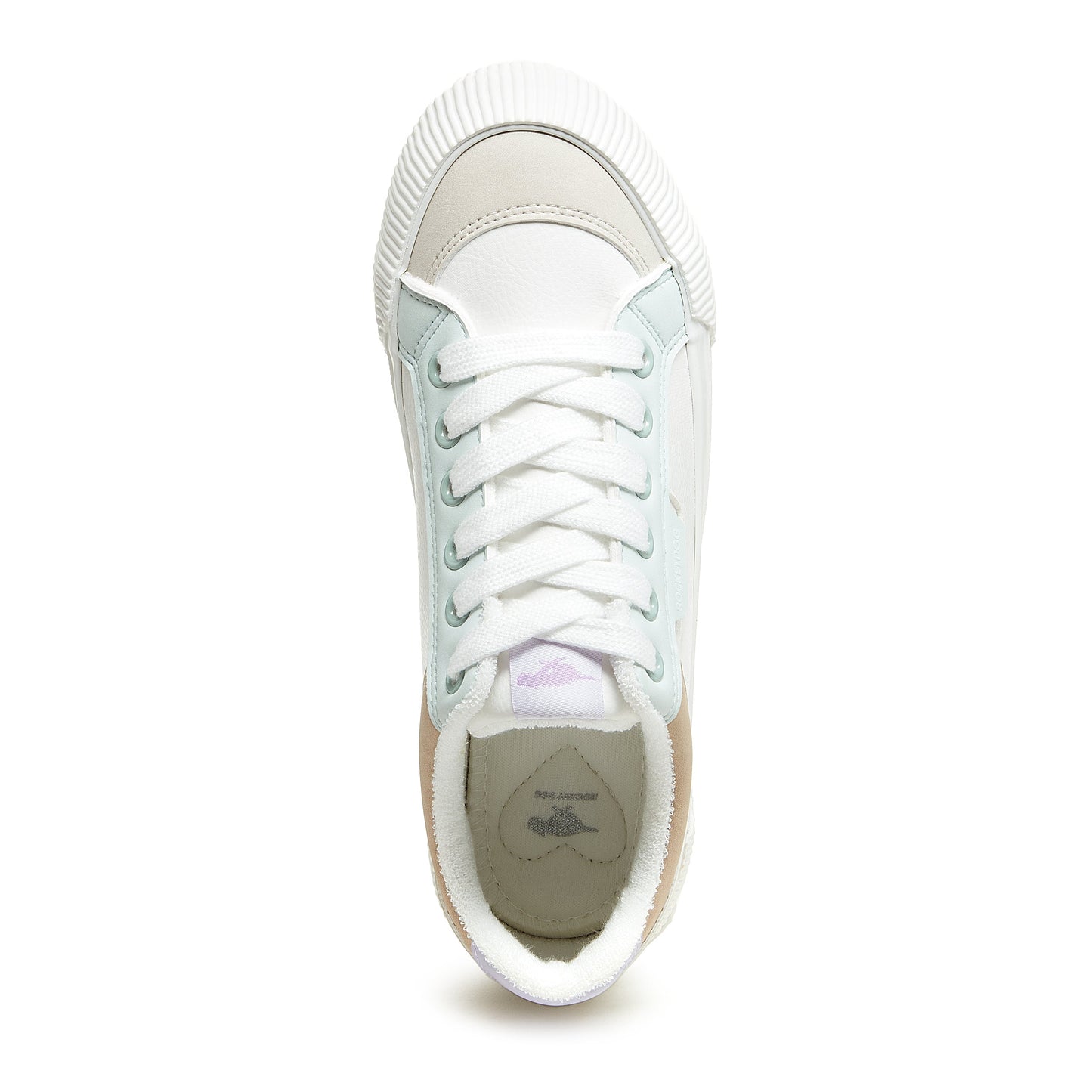 Cheery White Color Block Trainers