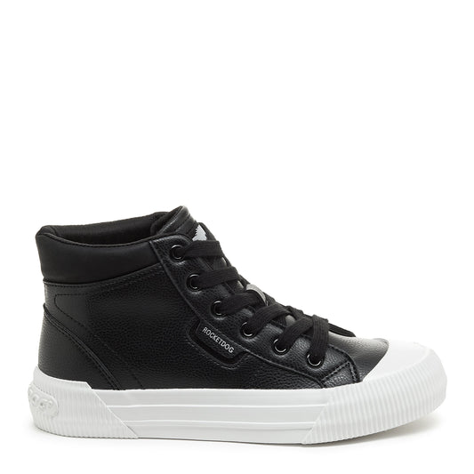 Cheery Black High Top Trainer