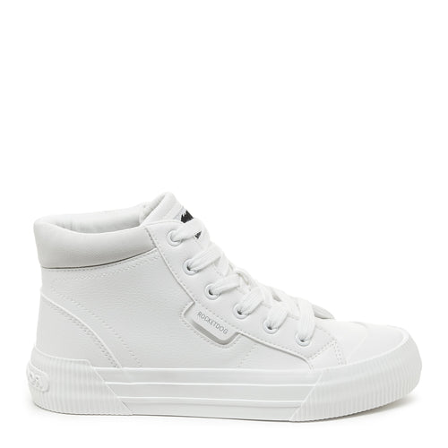 Cheery White High Top Trainers