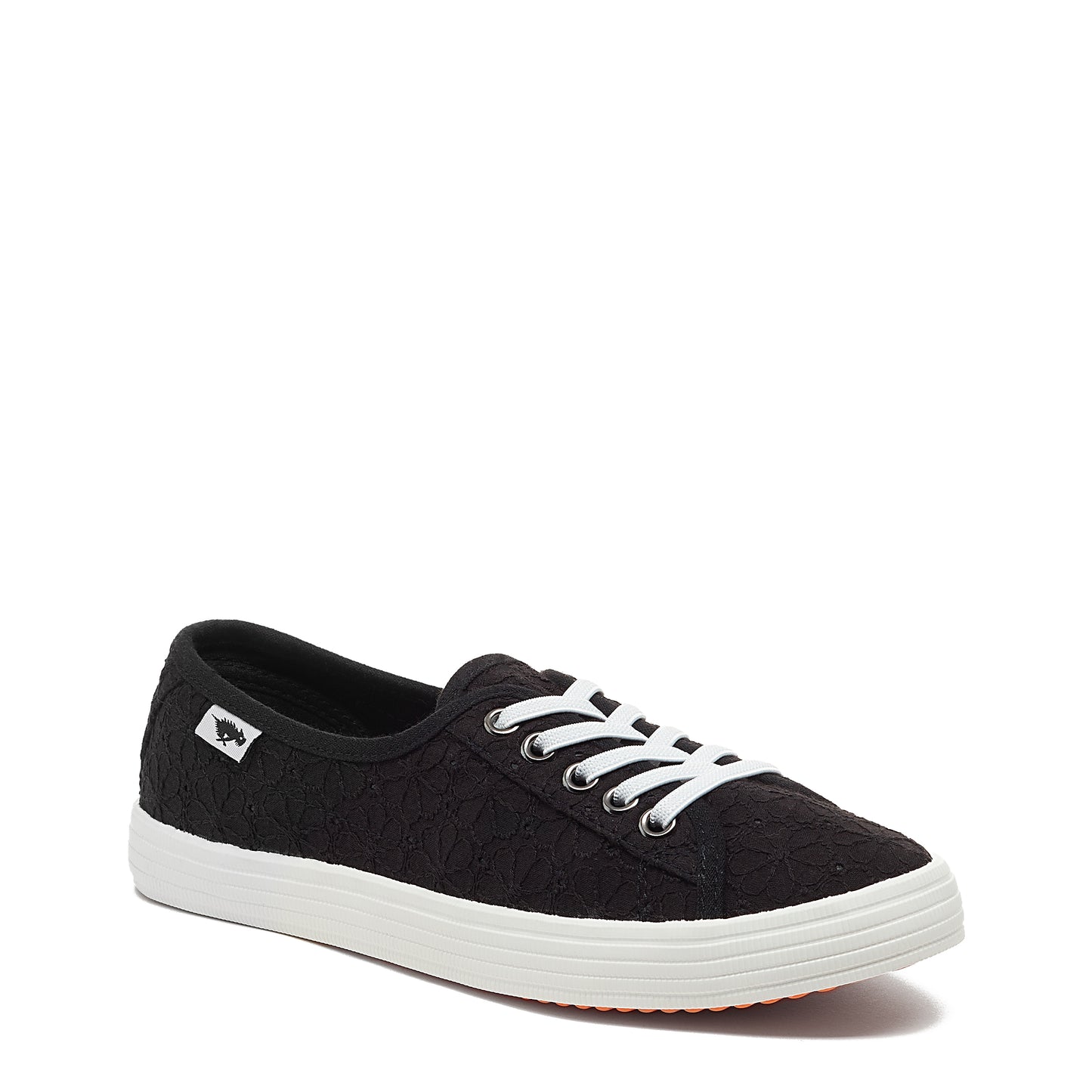 Chow Chow Black Elsie Eyelet Trainers