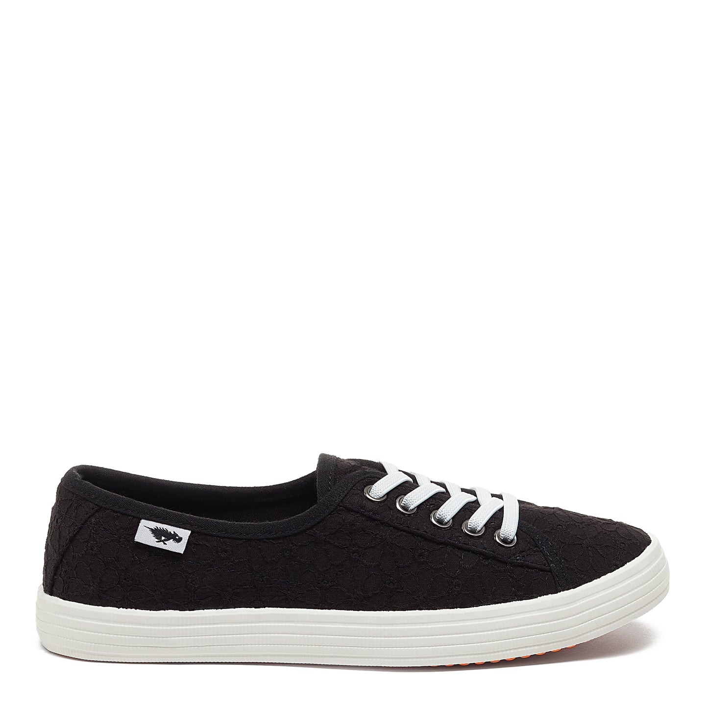 Rocket Dog | Chow Chow Black Elsie Eyelet Trainers