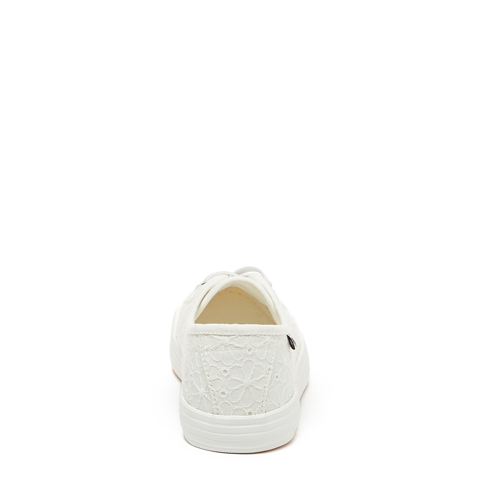 Chow Chow White Elsie Eyelet Trainers | Rocket Dog