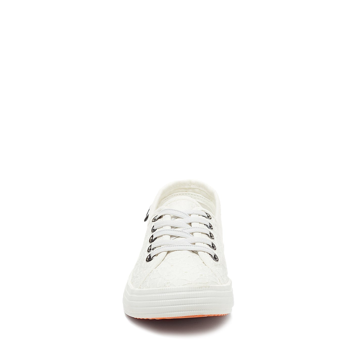 Chow Chow White Elsie Eyelet Trainers | Rocket Dog