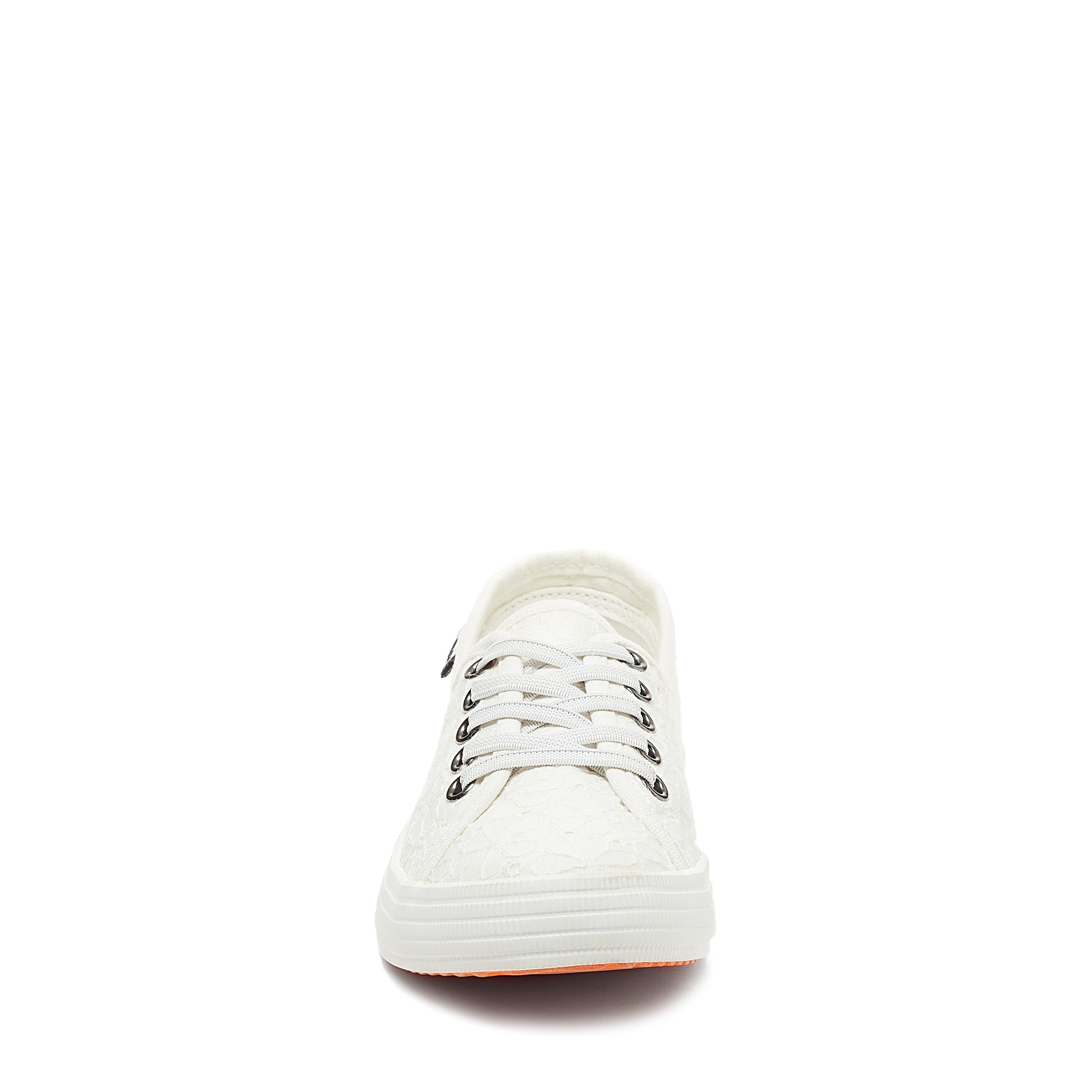 Chow Chow White Elsie Eyelet Trainers | Rocket Dog