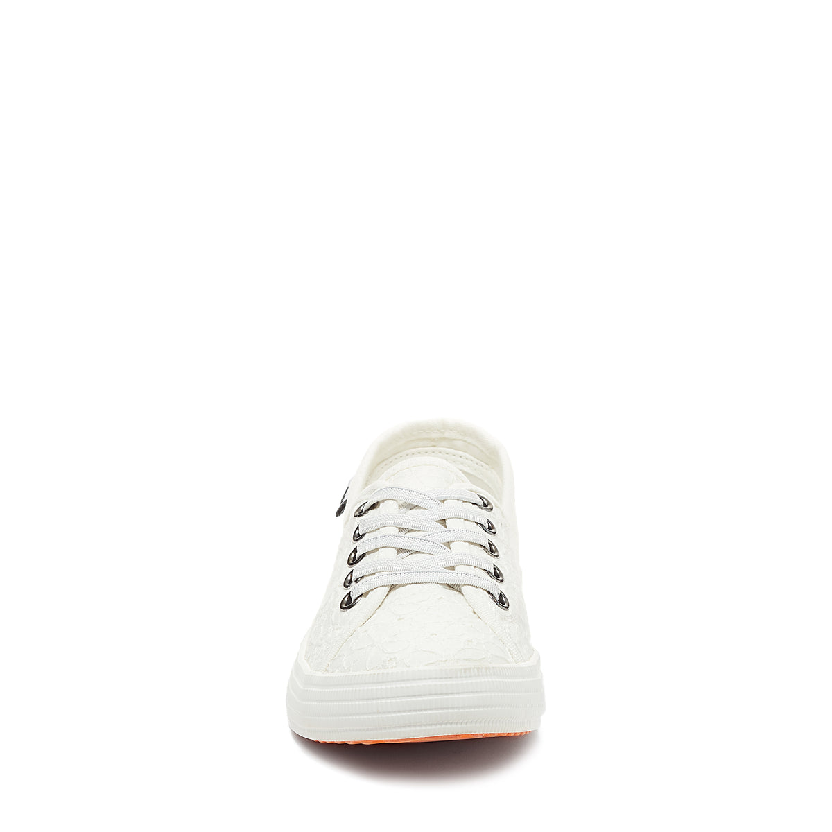 Chow Chow White Elsie Eyelet Trainers | Rocket Dog