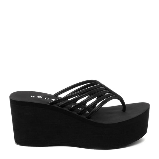 Crush Black Platform Flip-Flops