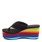 Crush Rainbow Platform Flip-Flops