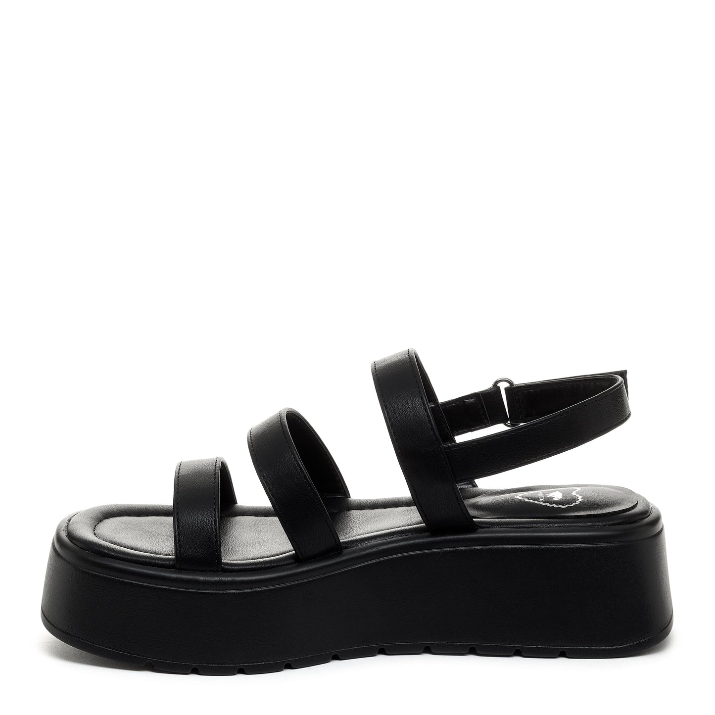 Dover Black Platform Sandals