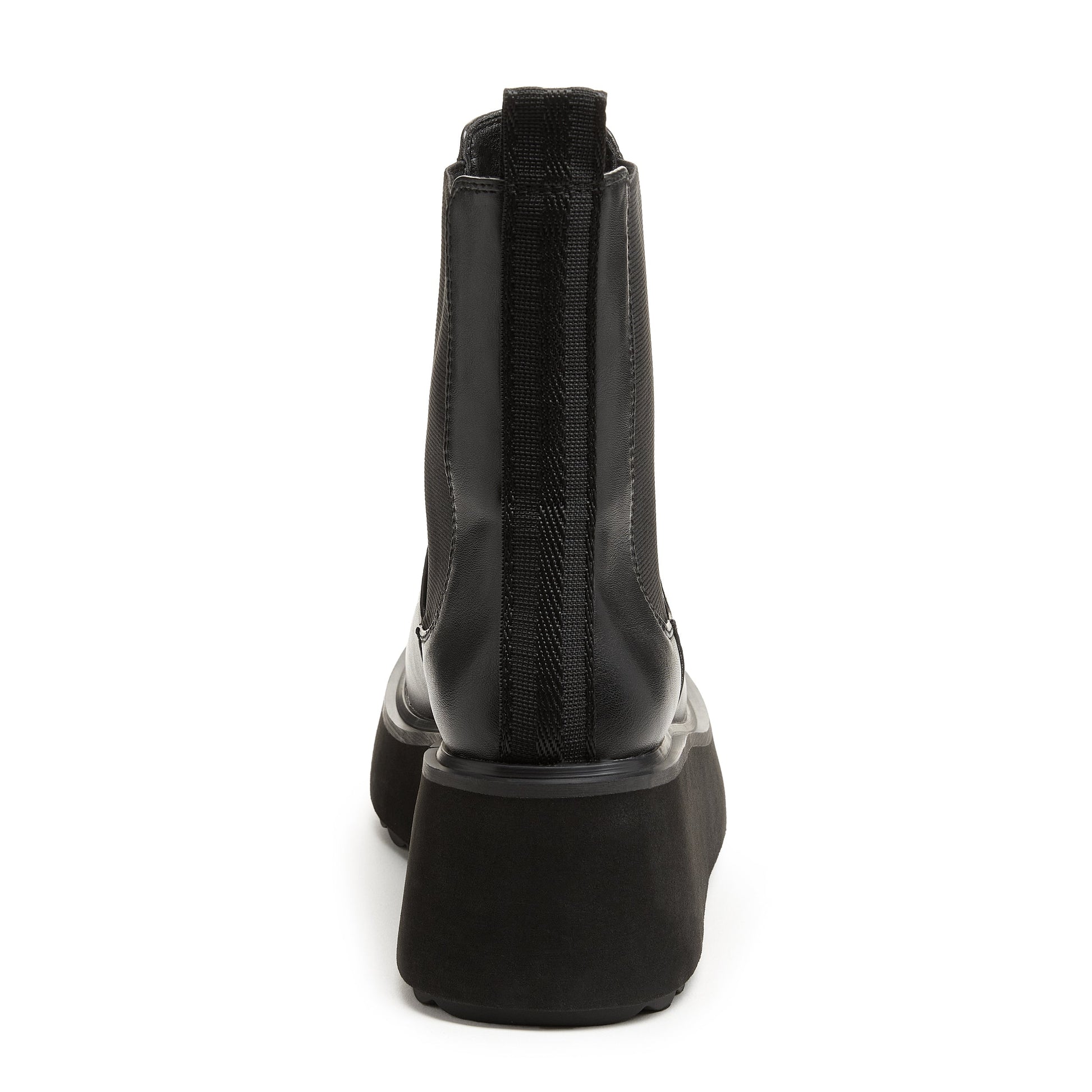 Heyday All Black Platform Chelsea Boots