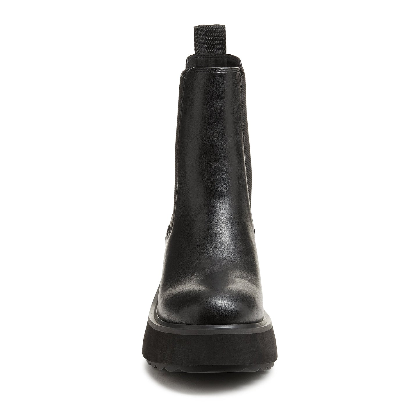 Heyday All Black Platform Chelsea Boots