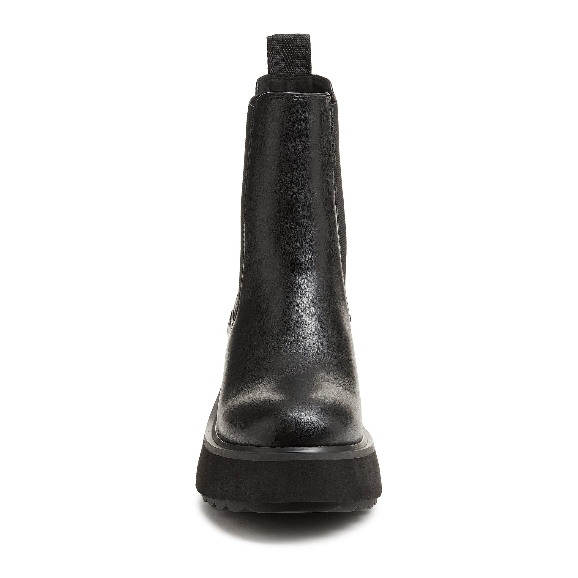 Heyday All Black Platform Chelsea Boots