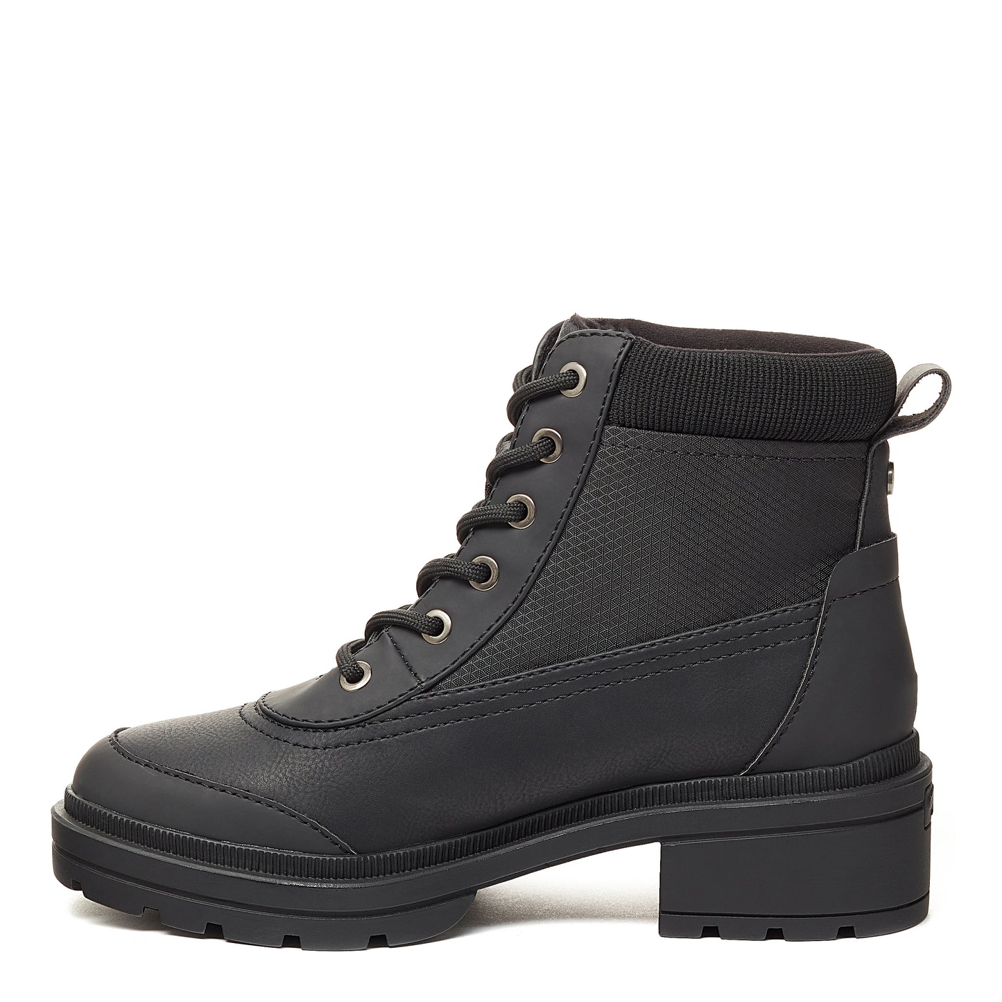 Isola Black Chunky Ankle Boot