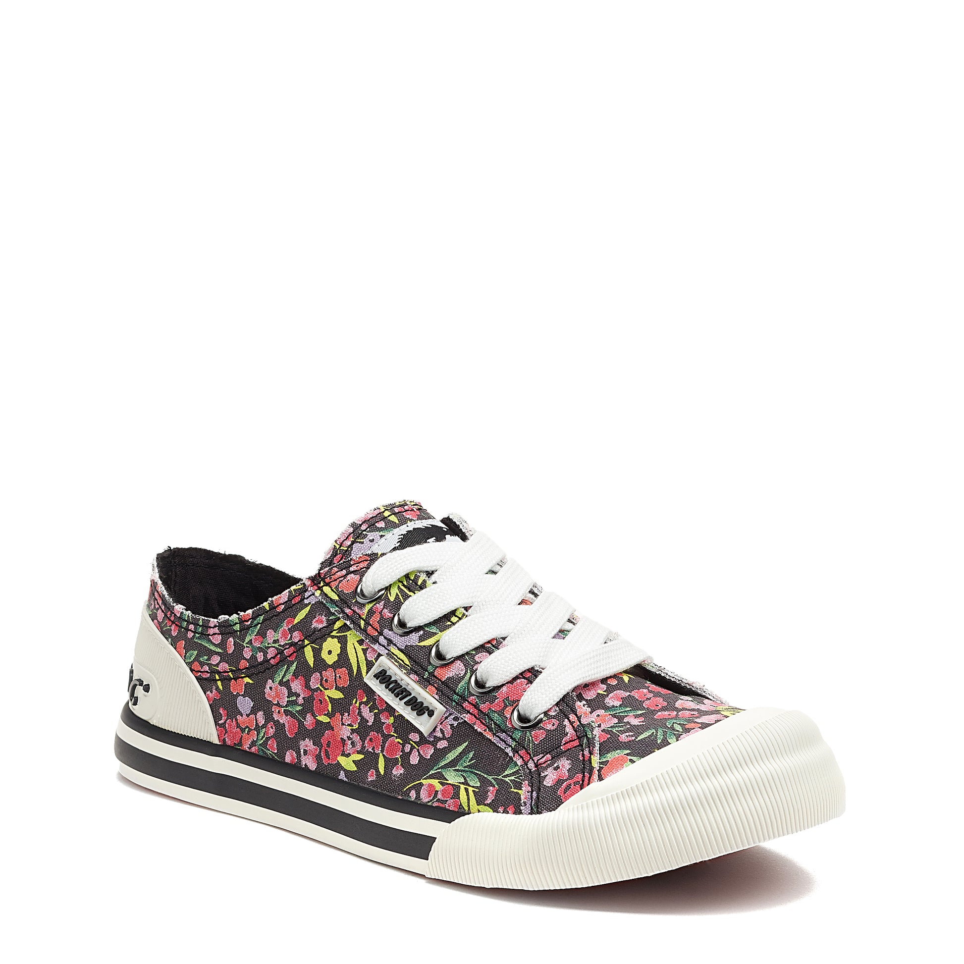 Rocket Dog | Jazzin Black Britton Floral Trainer