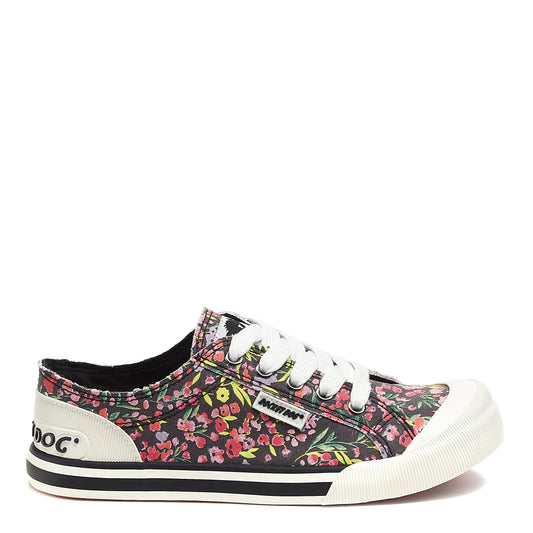 Rocket Dog | Jazzin Black Britton Floral Trainer