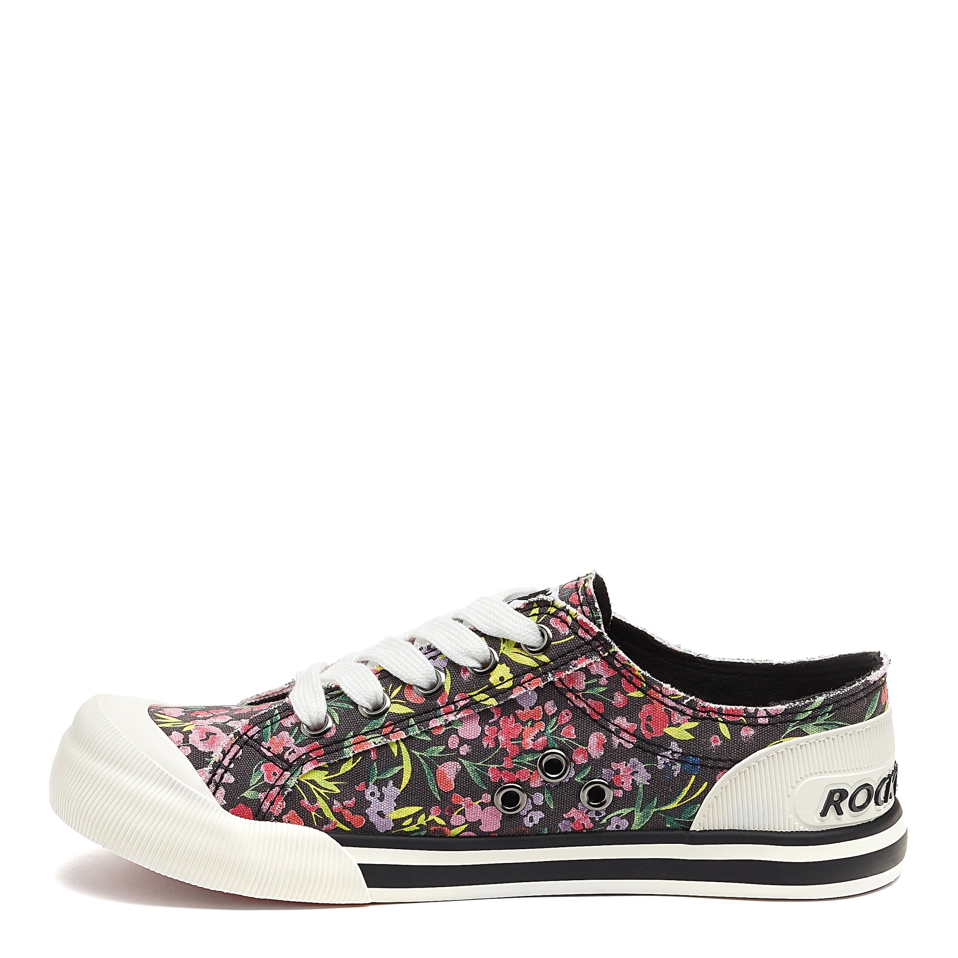 Rocket Dog | Jazzin Black Britton Floral Trainer