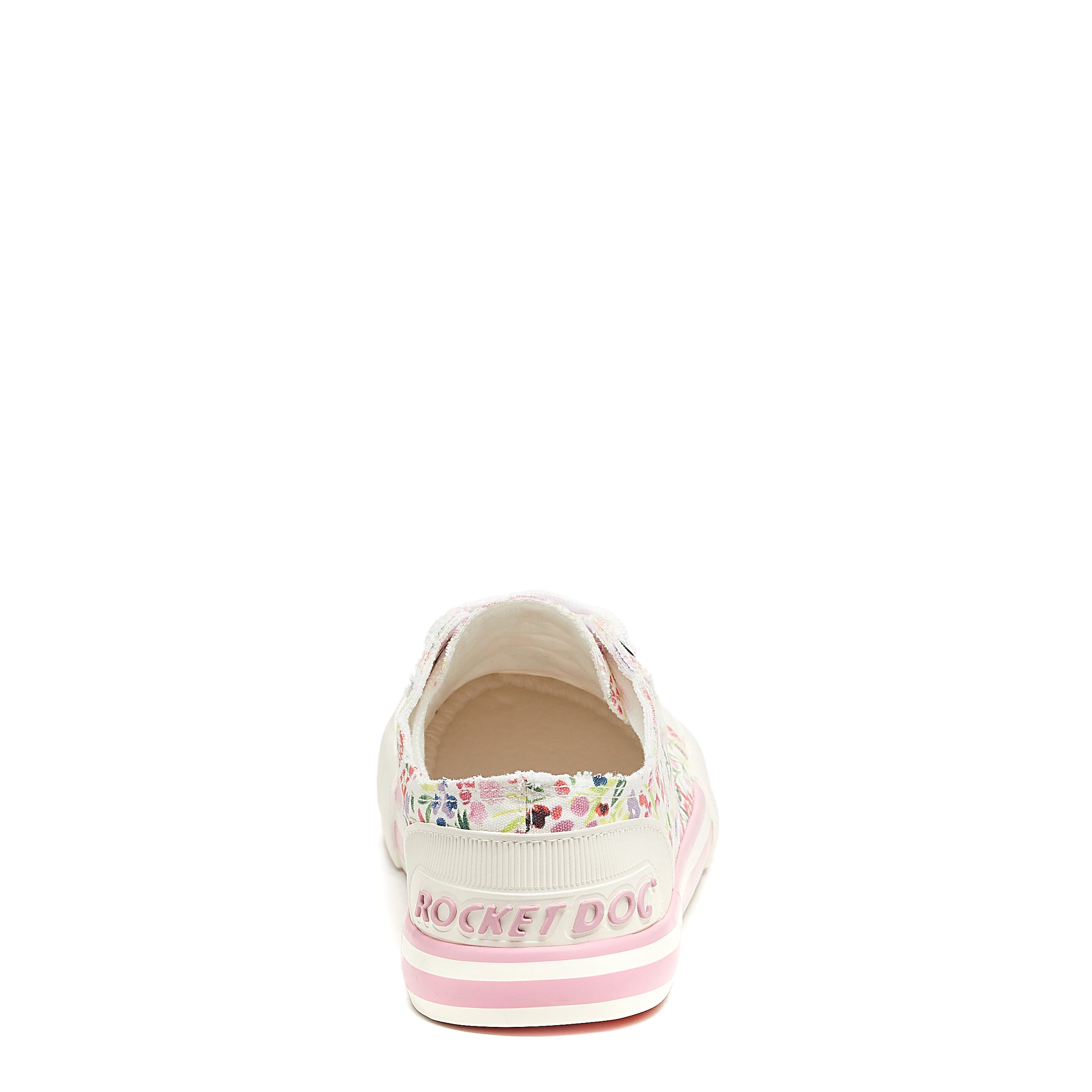 Rocket Dog | Jazzin White Britton Floral Print Trainers