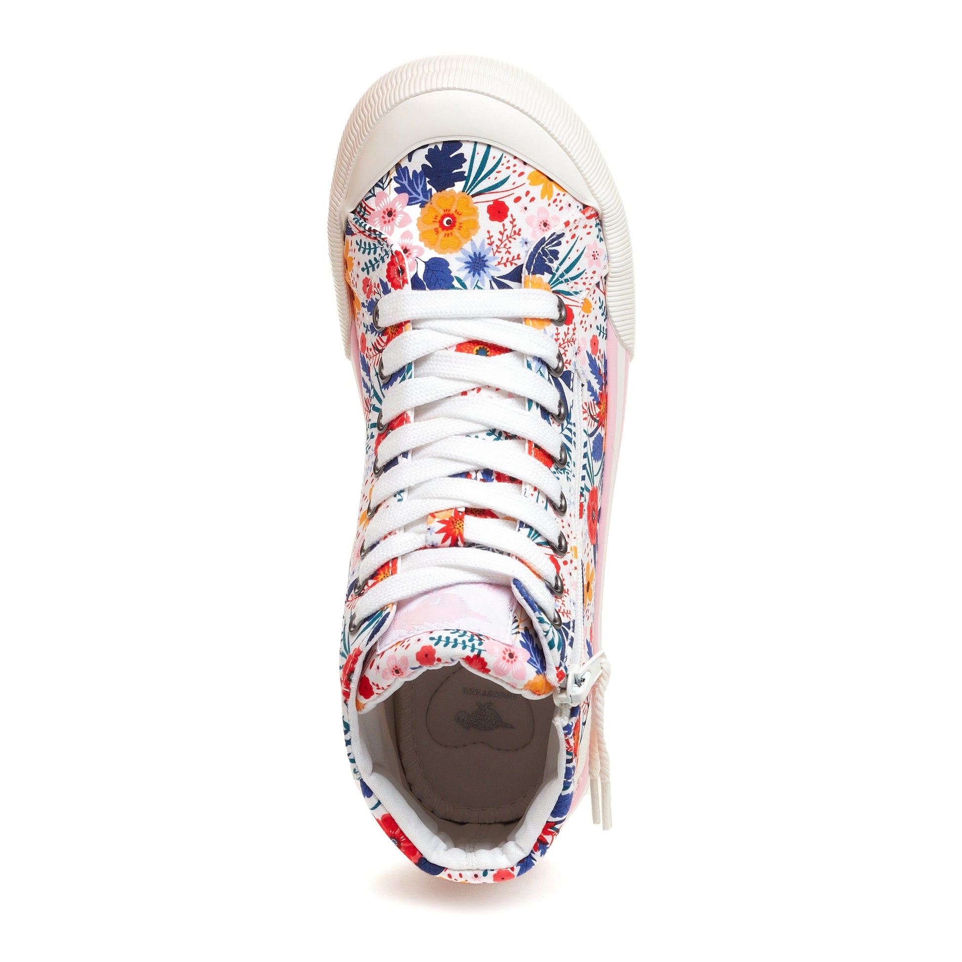 Jazzin White Multi High Top Trainers