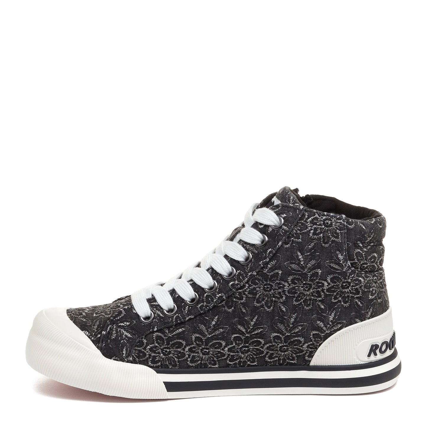 Jazzin Black High Top Trainers