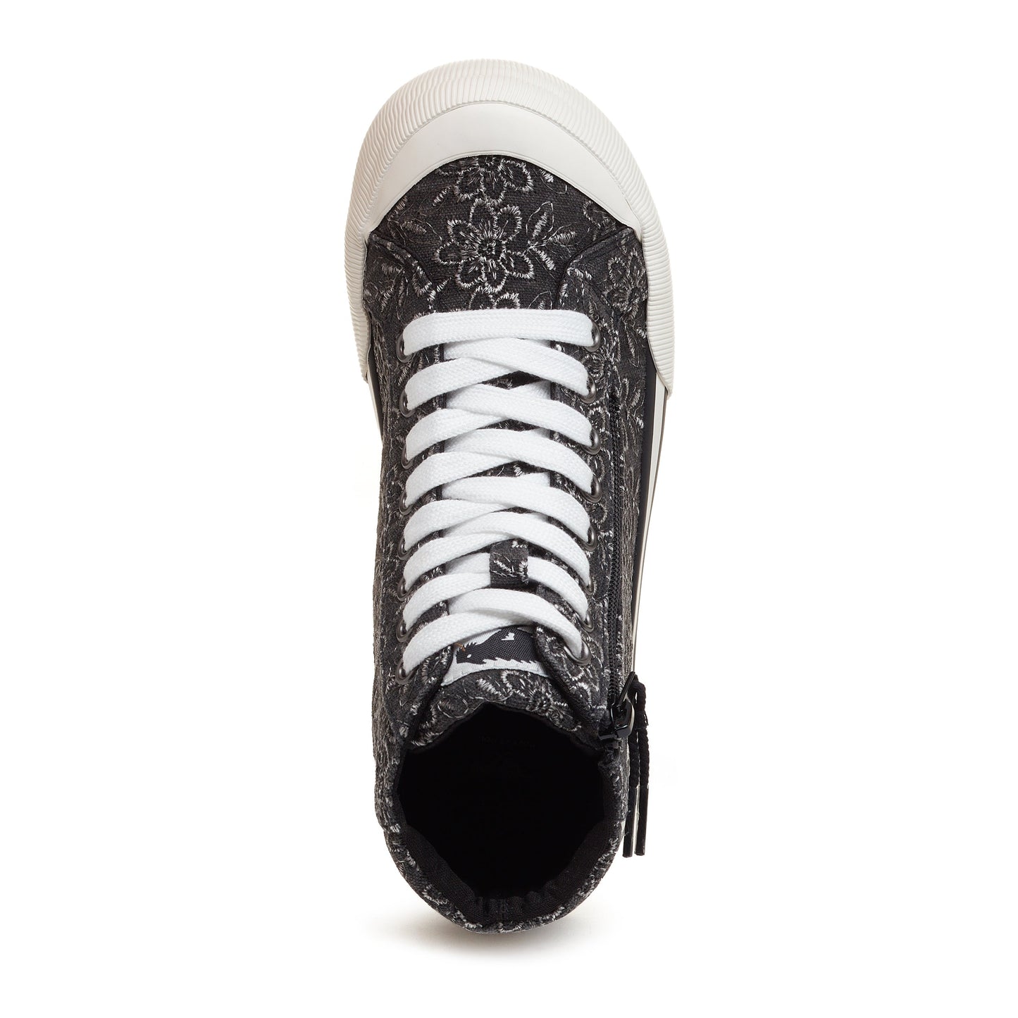 Jazzin Black High Top Trainers