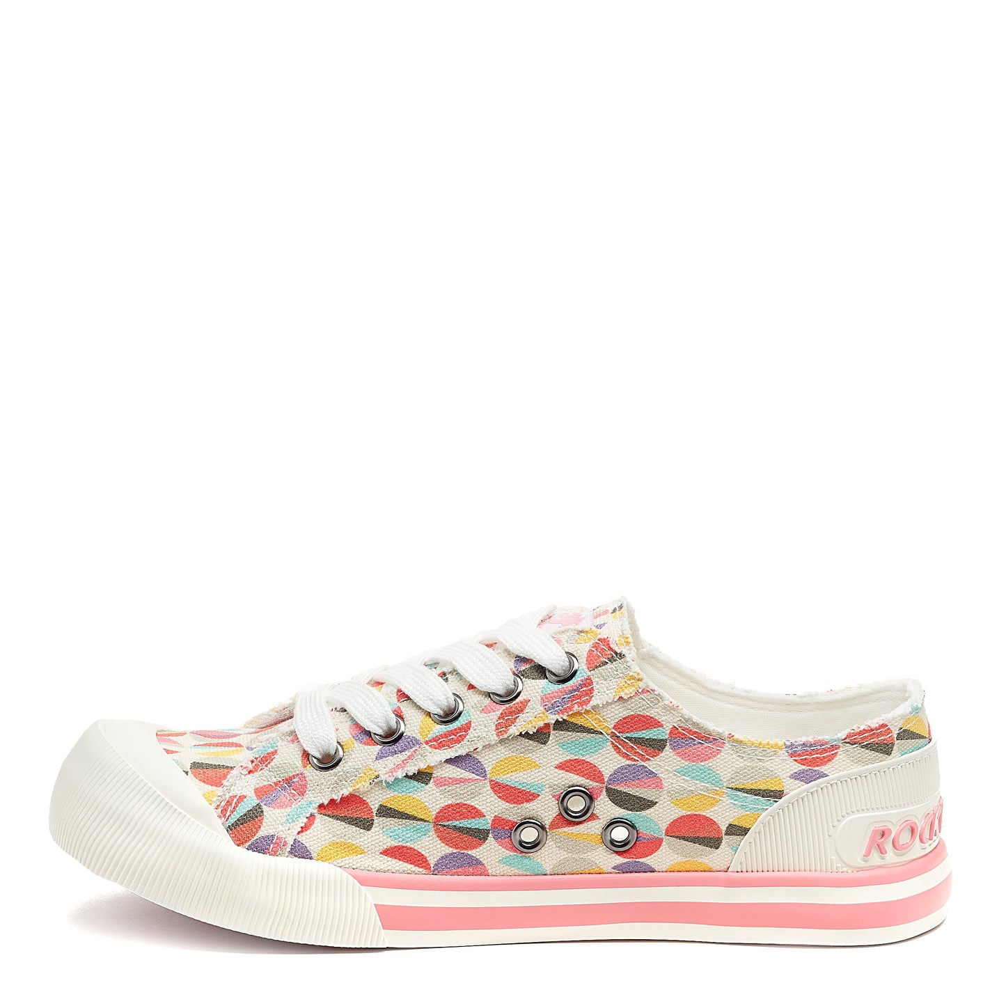 Jazzin Pink Jixel Print Trainer