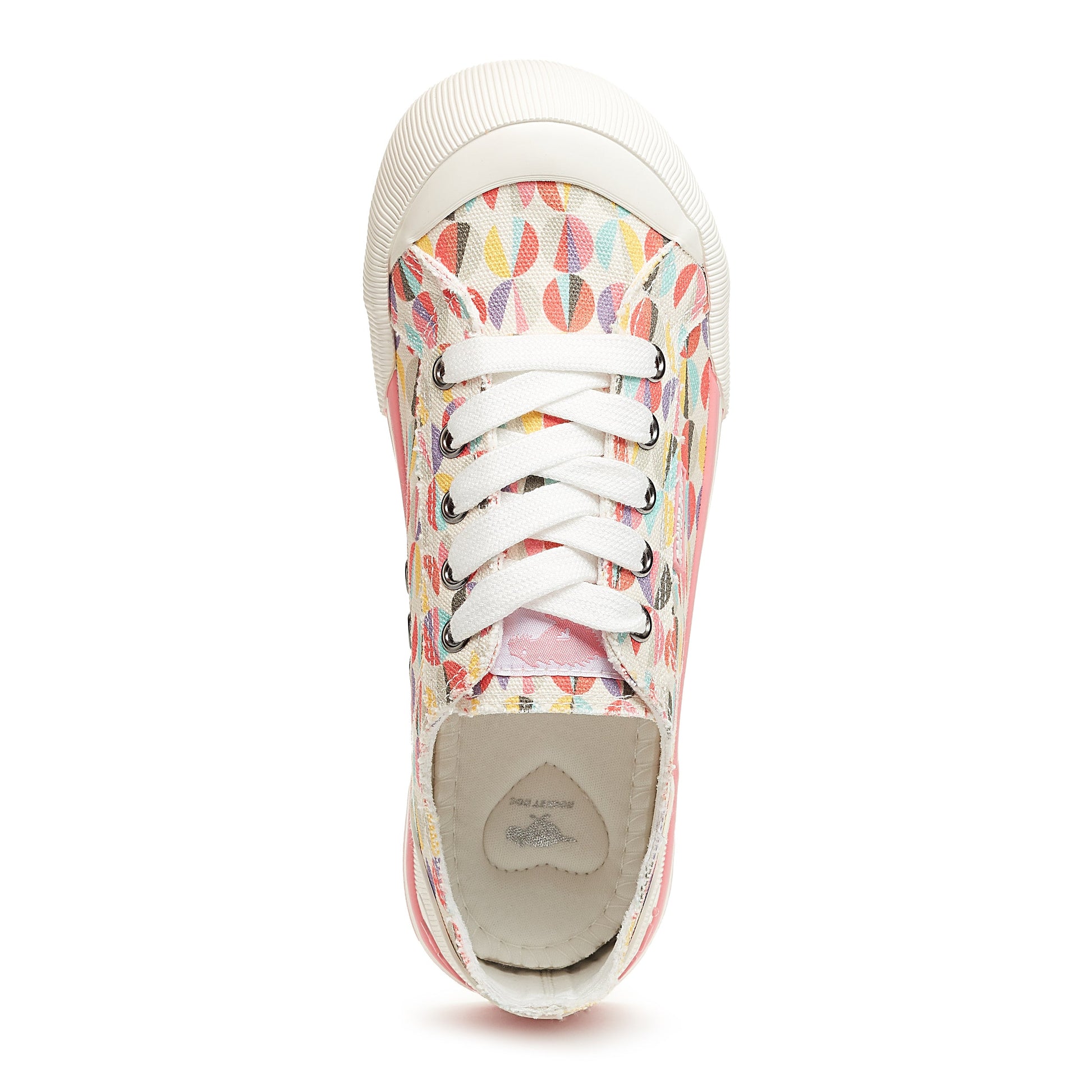 Jazzin Pink Jixel Print Trainer