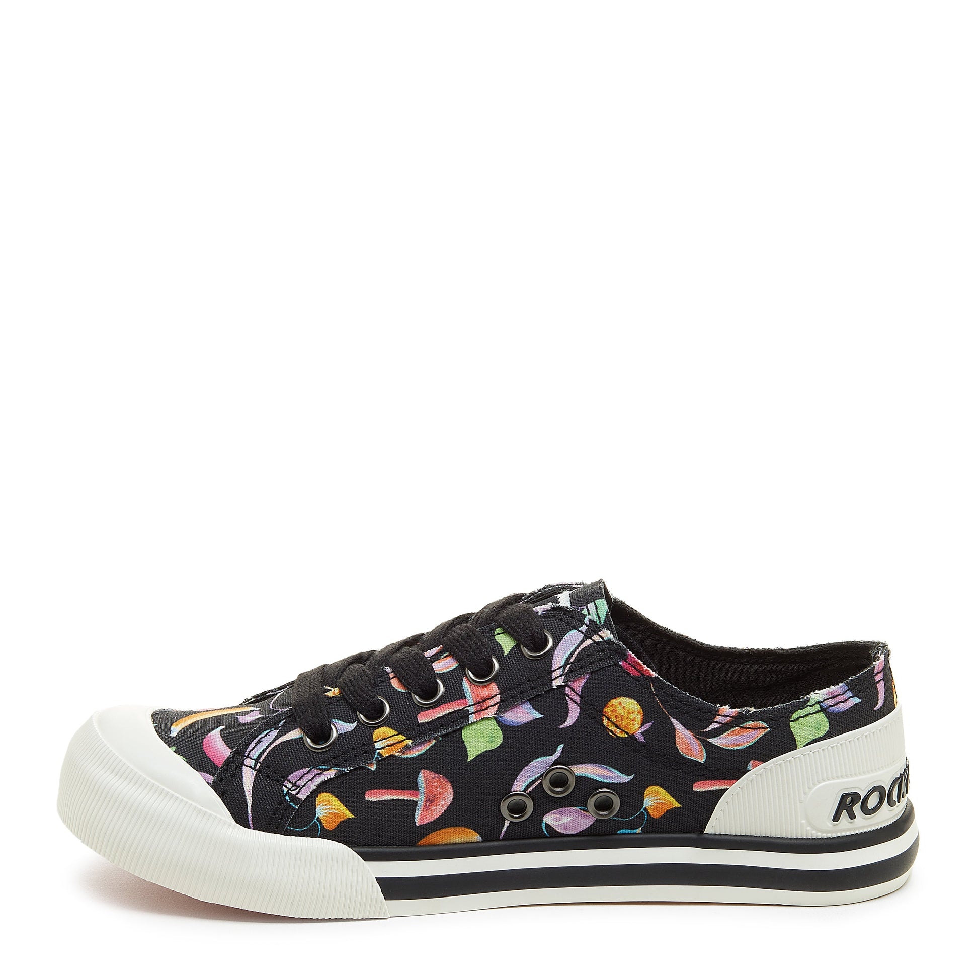 Jazzin Recycled Black Cotton Trainers