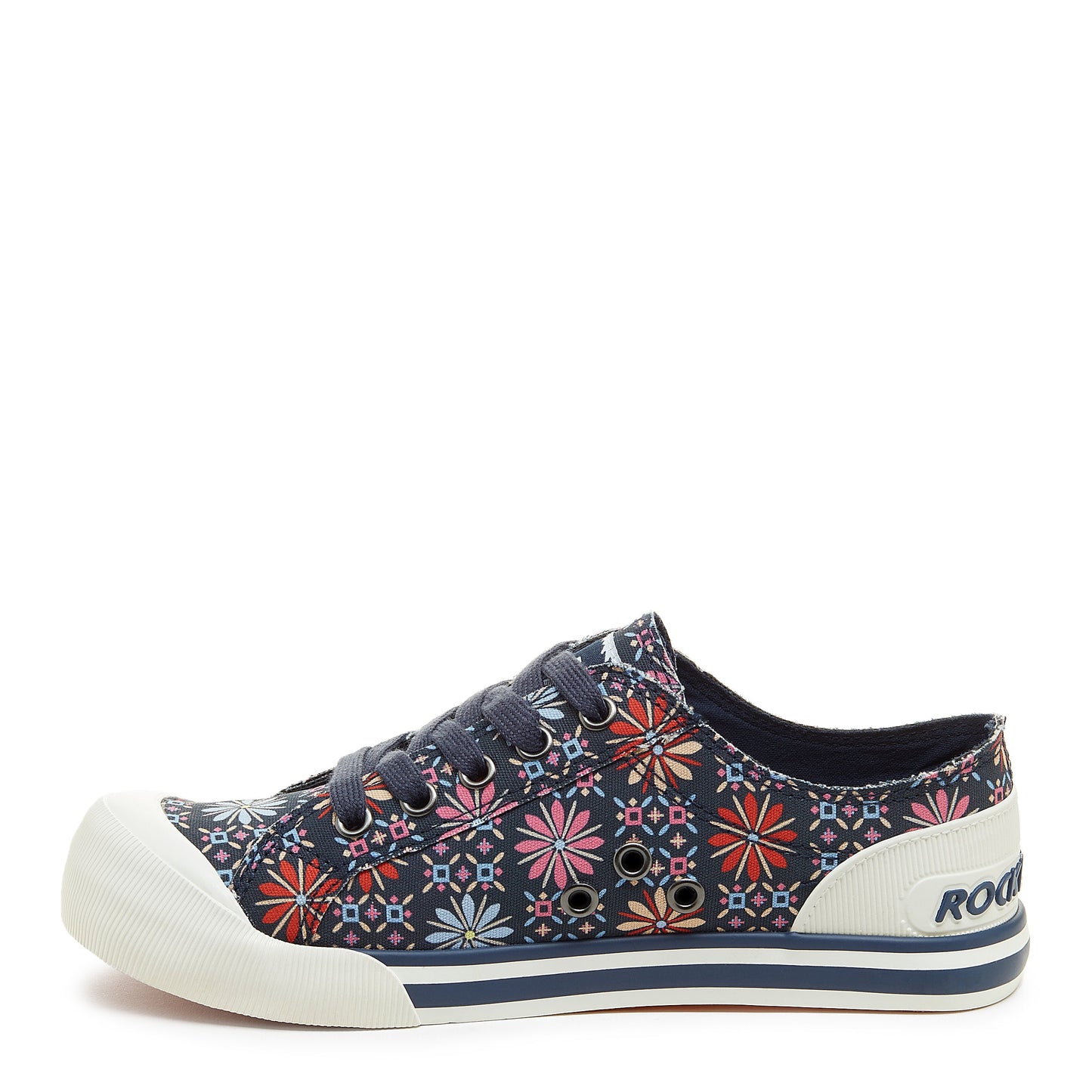 Jazzin Recycled Navy Cotton Trainers