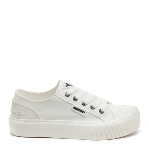 Jazzin Plus White Platform Trainers