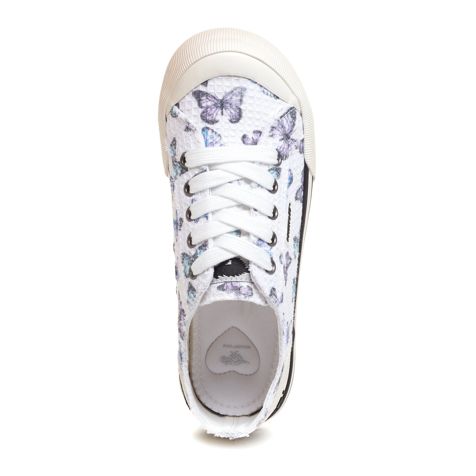 Jazzin Butterfly White Trainers