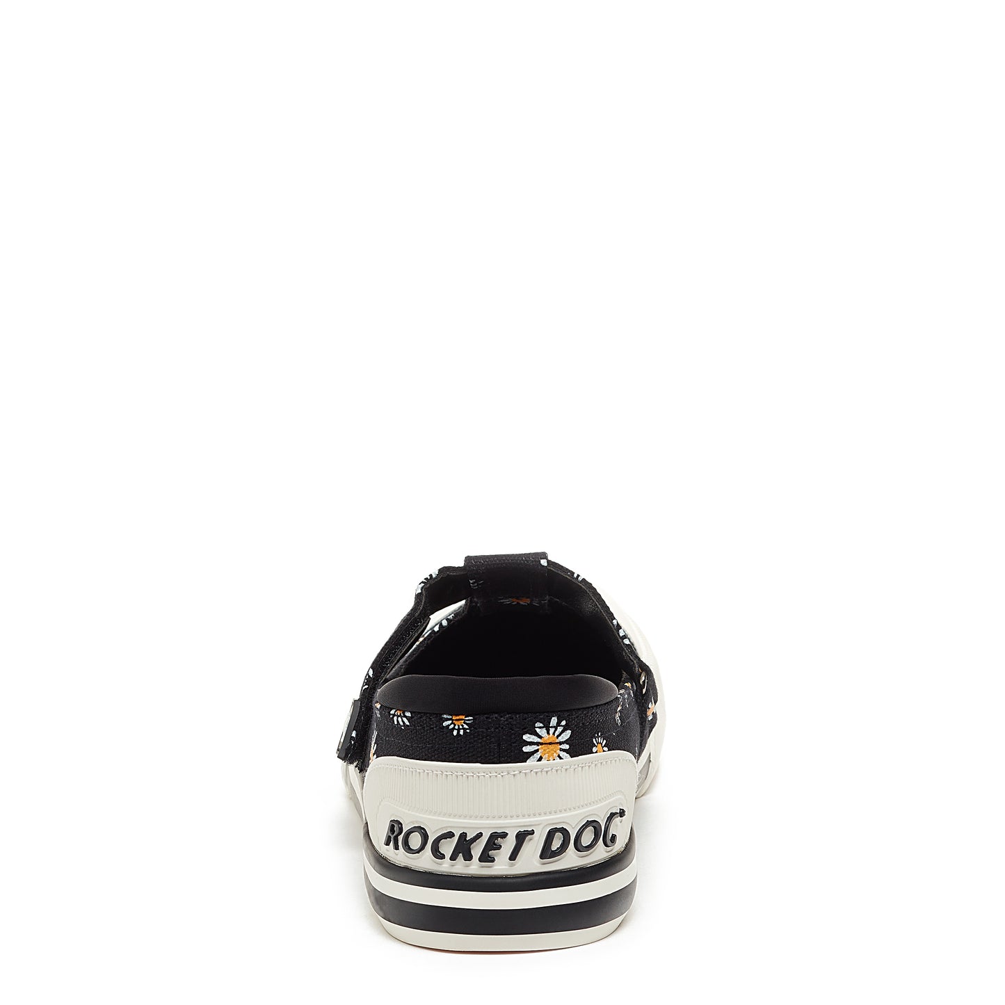 Jazzin J-Bar Black Daisy Print Trainer | Rocket Dog