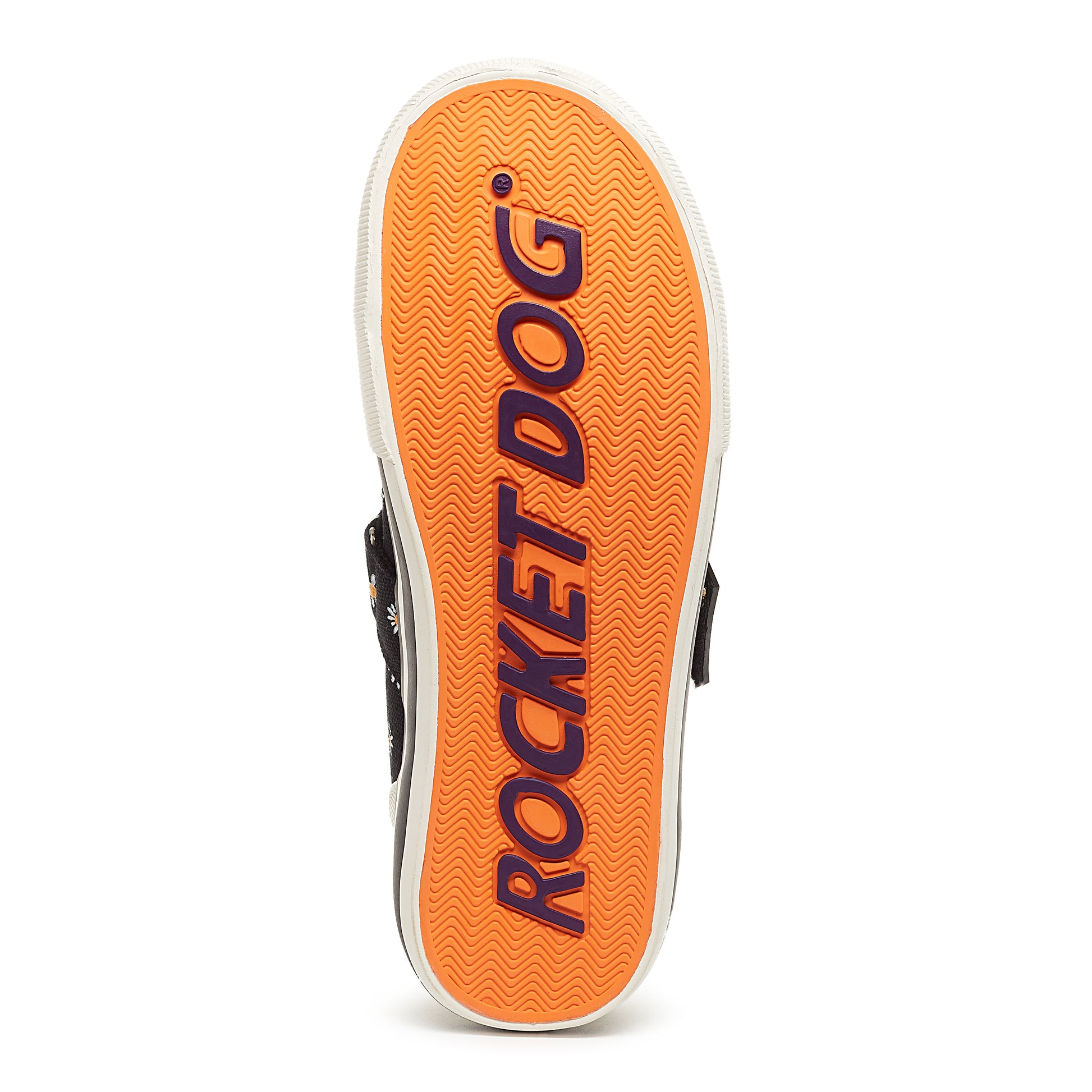 Jazzin J-Bar Black Daisy Print Trainer | Rocket Dog