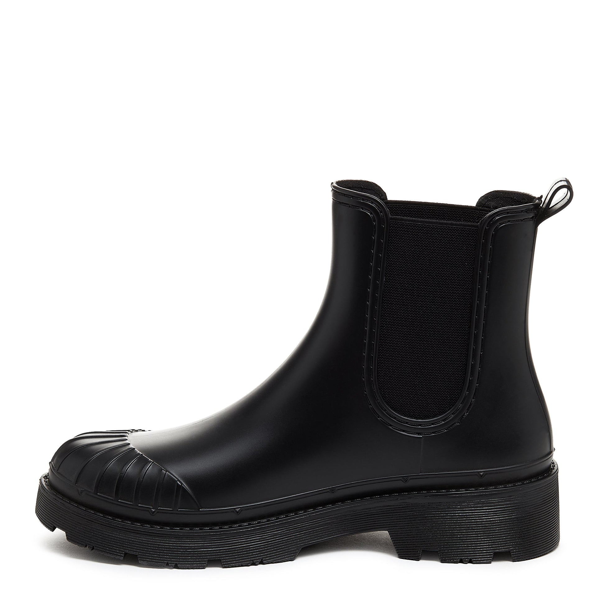 Puddle Black Chelsea Rain Boots