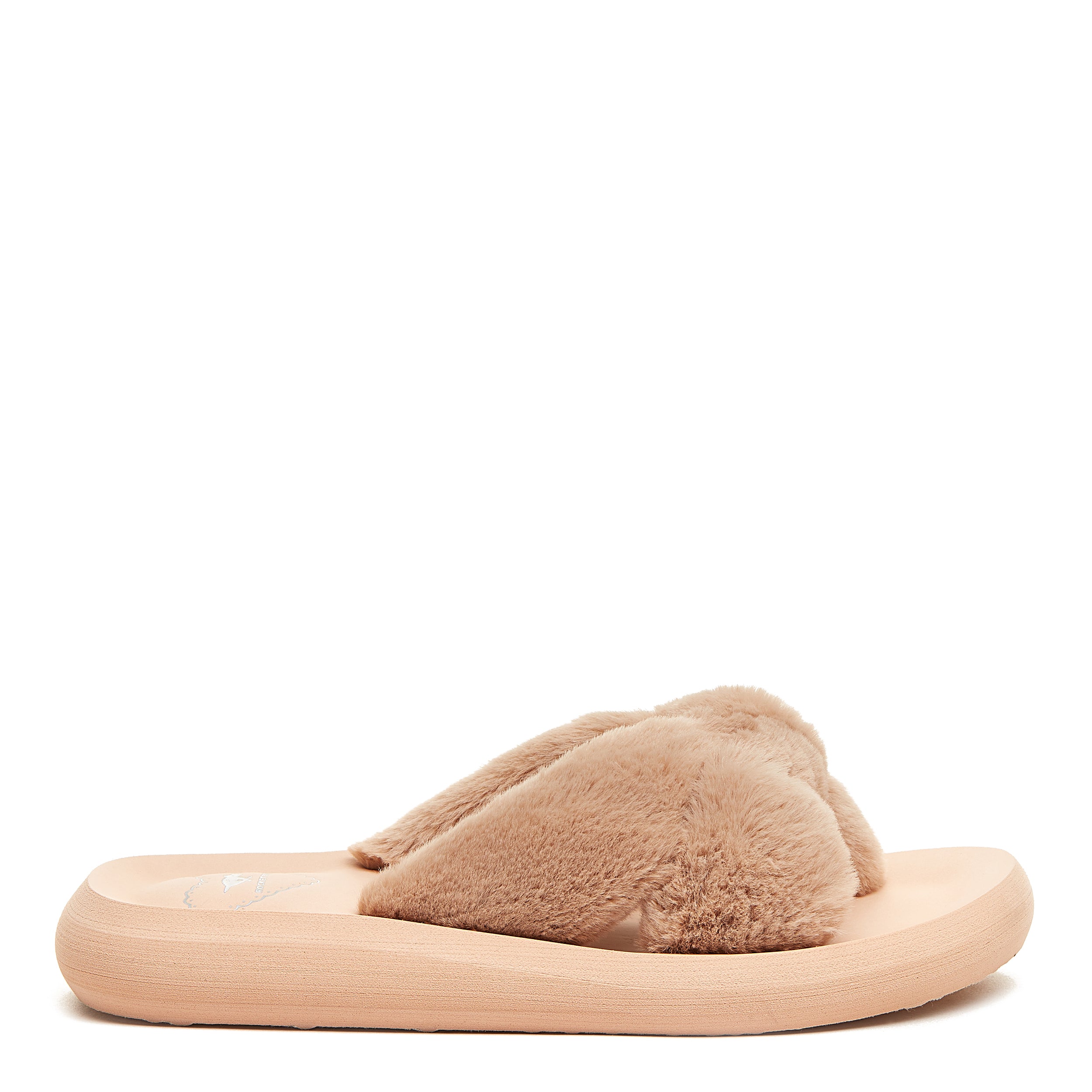 Furry flip clearance flop slippers uk