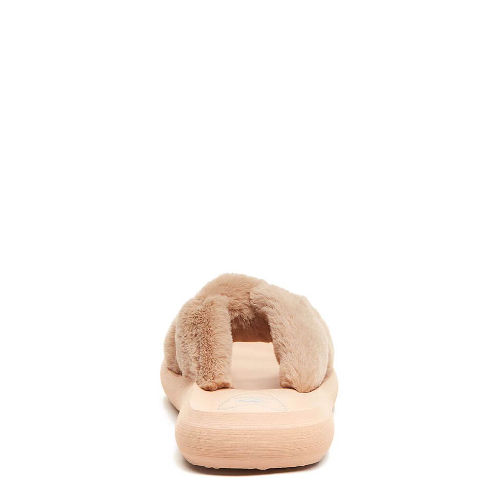 Slade Tan Fur Slippers. Shop Women's Sneakers