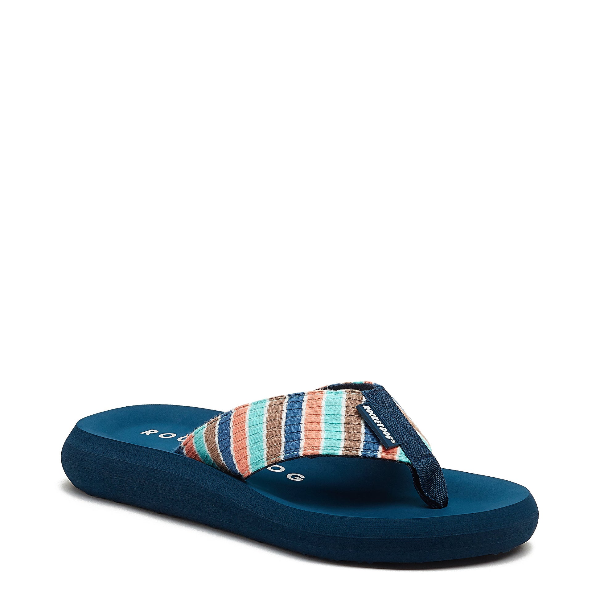 Rocket Dog | Spotlight Blue Coastal Stripe Flip-Flops