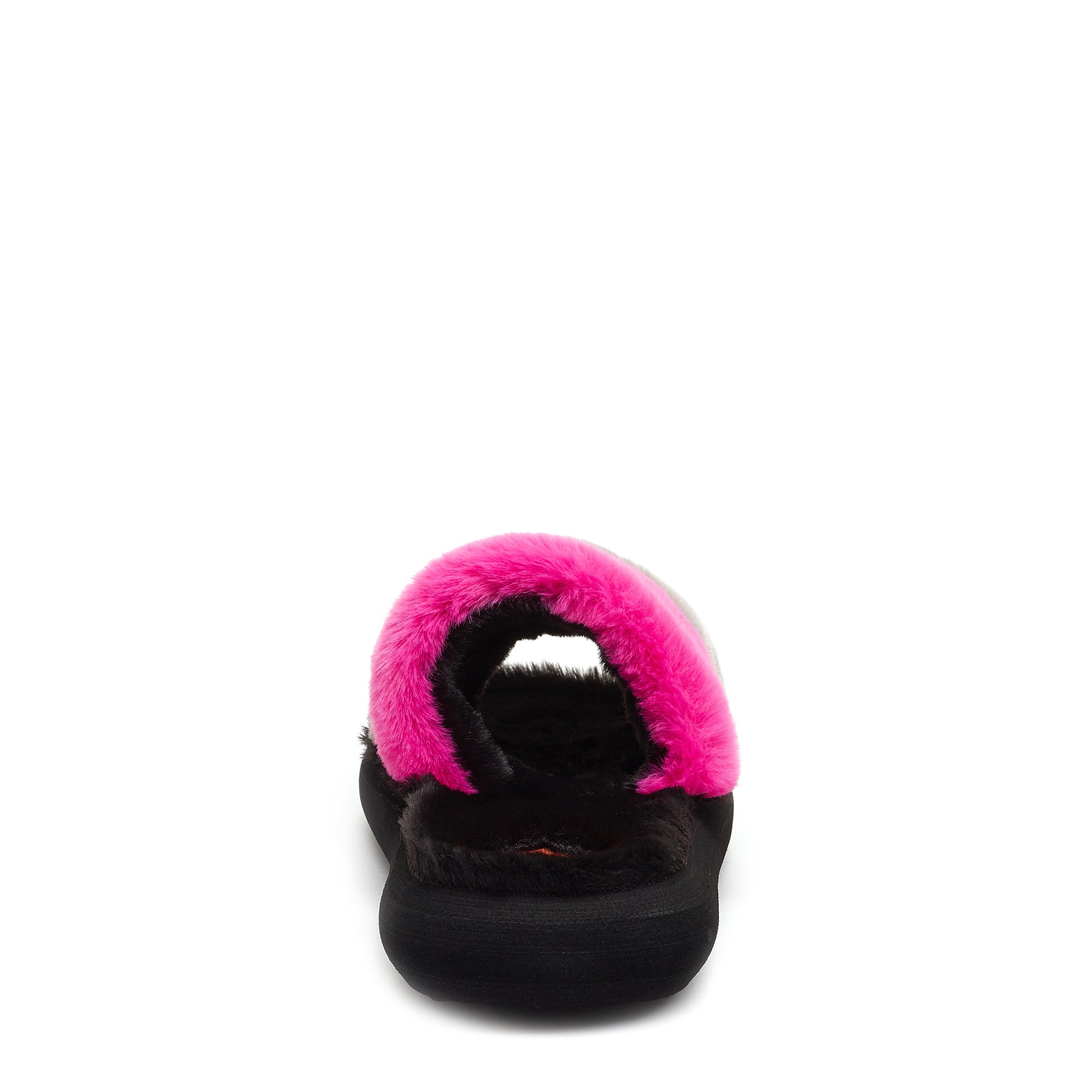 Rocket Dog | Stratus Grey Pink Fur Slide Slipper