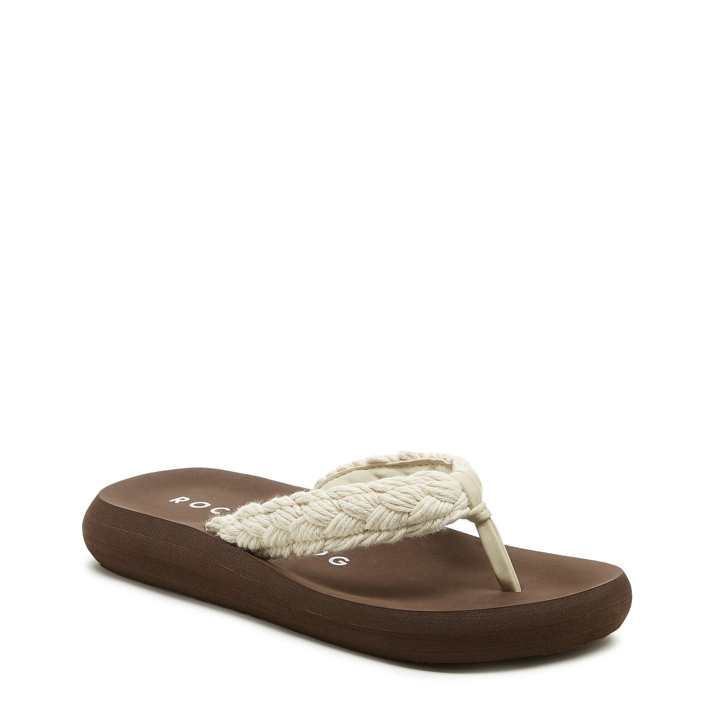 Sunset Cord Natural Tribal Brown Flip-Flops