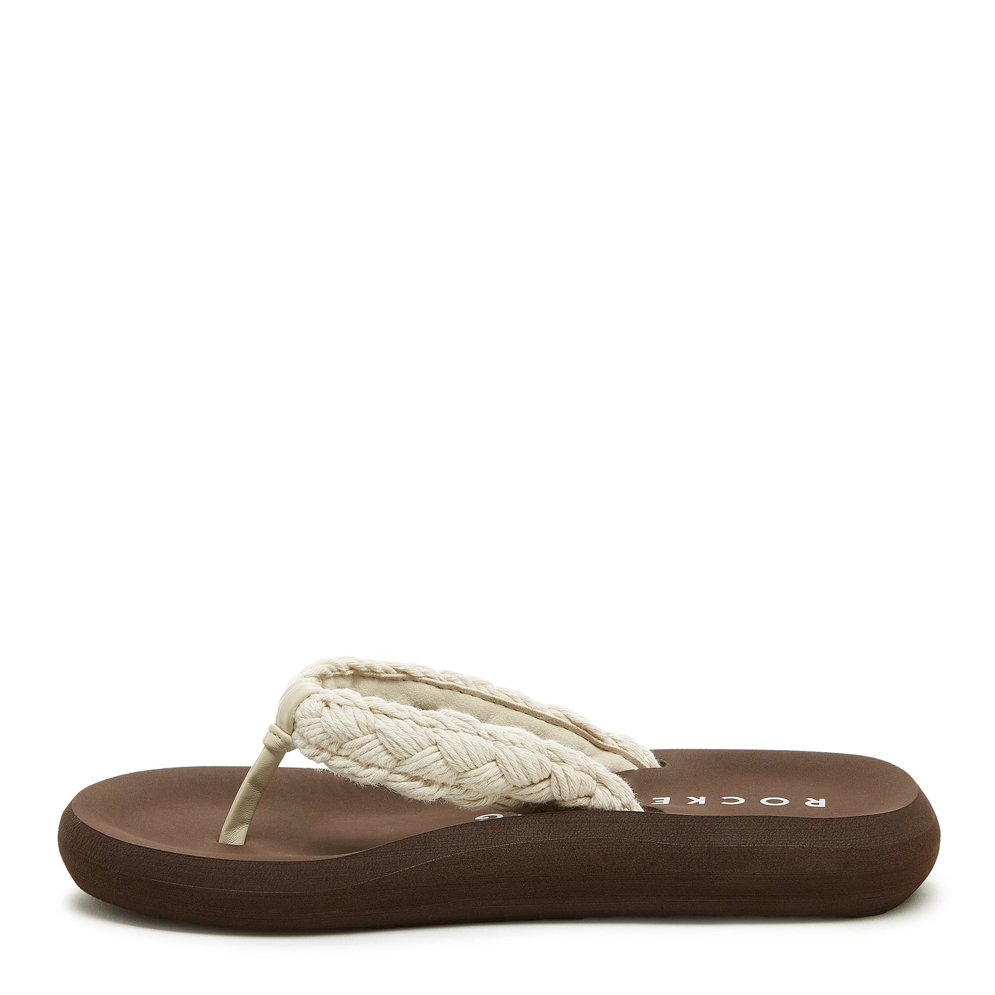 Sunset Cord Natural Tribal Brown Flip-Flops