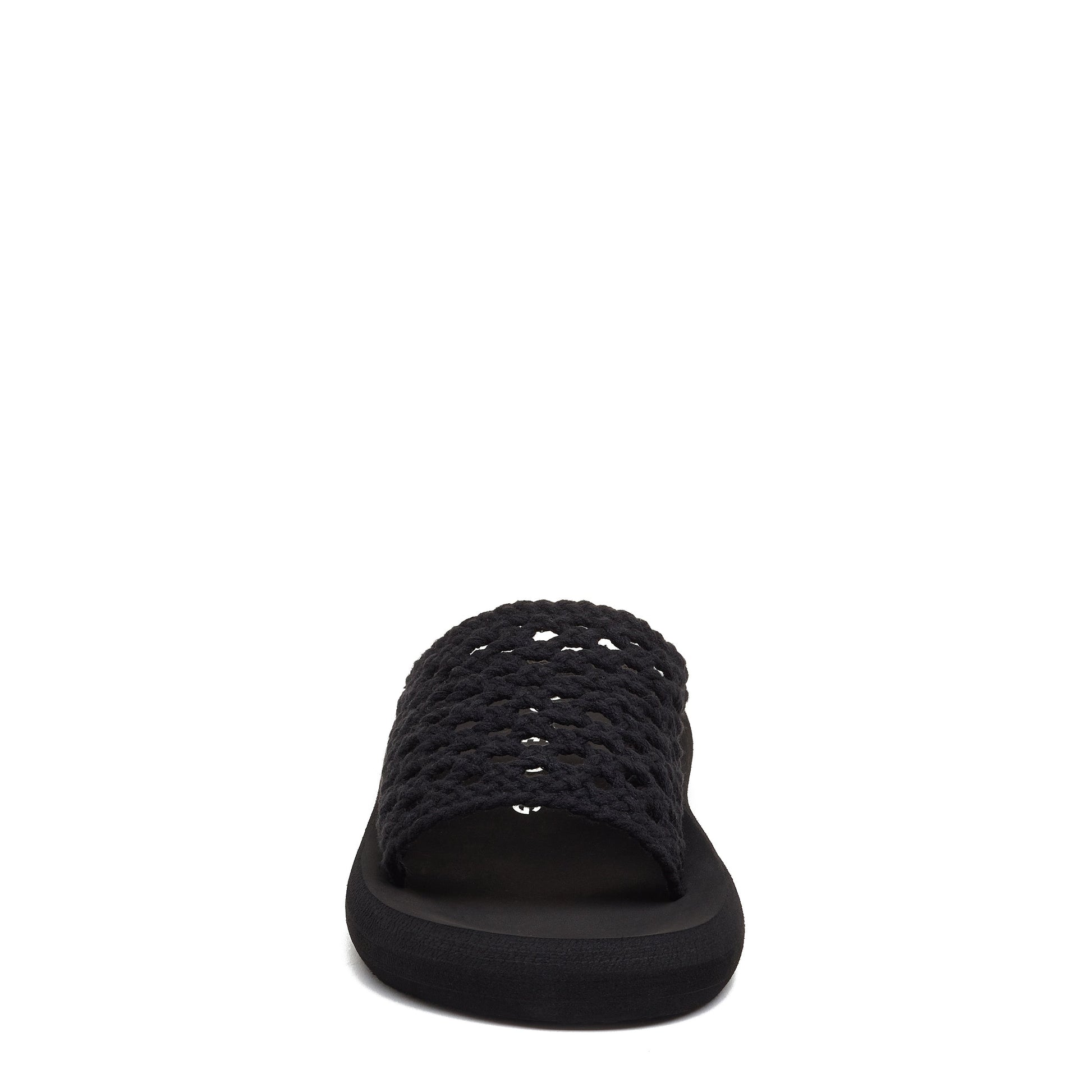 Sunset Black Slide Sandal