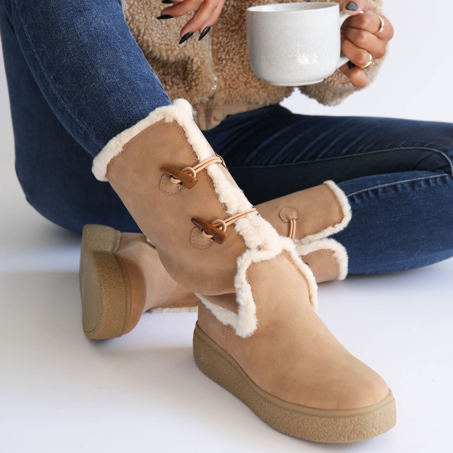 Rocket Dog | Atilla Camel Shearling Boot