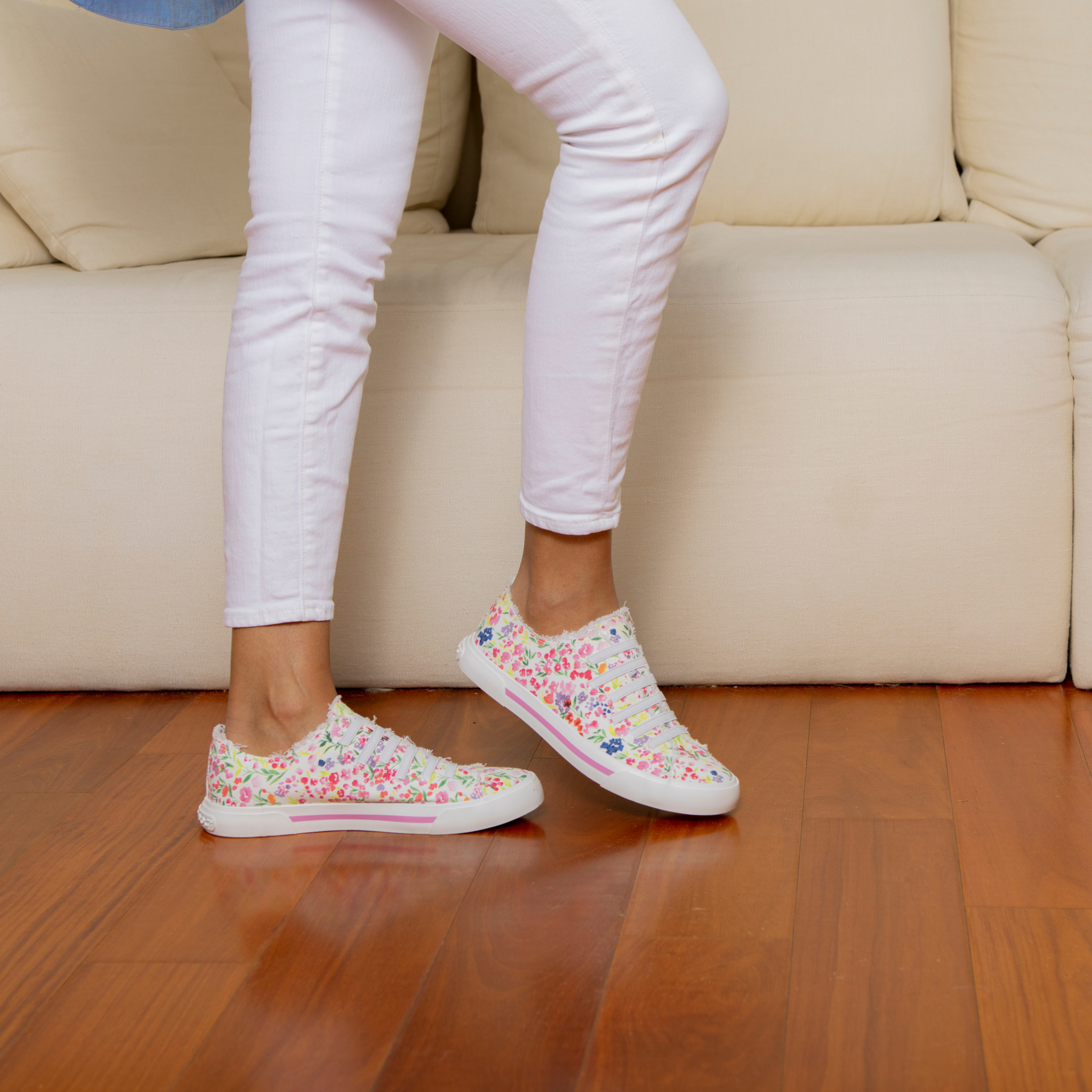 Floral on sale print trainers