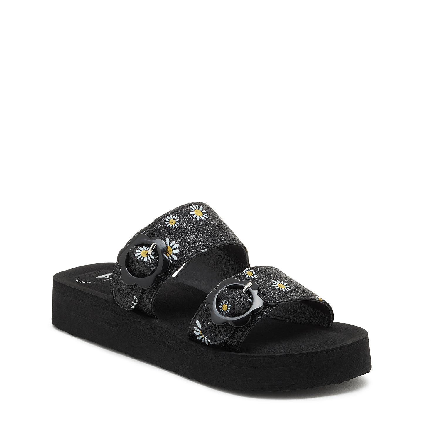 Wild Black Platform Sandals