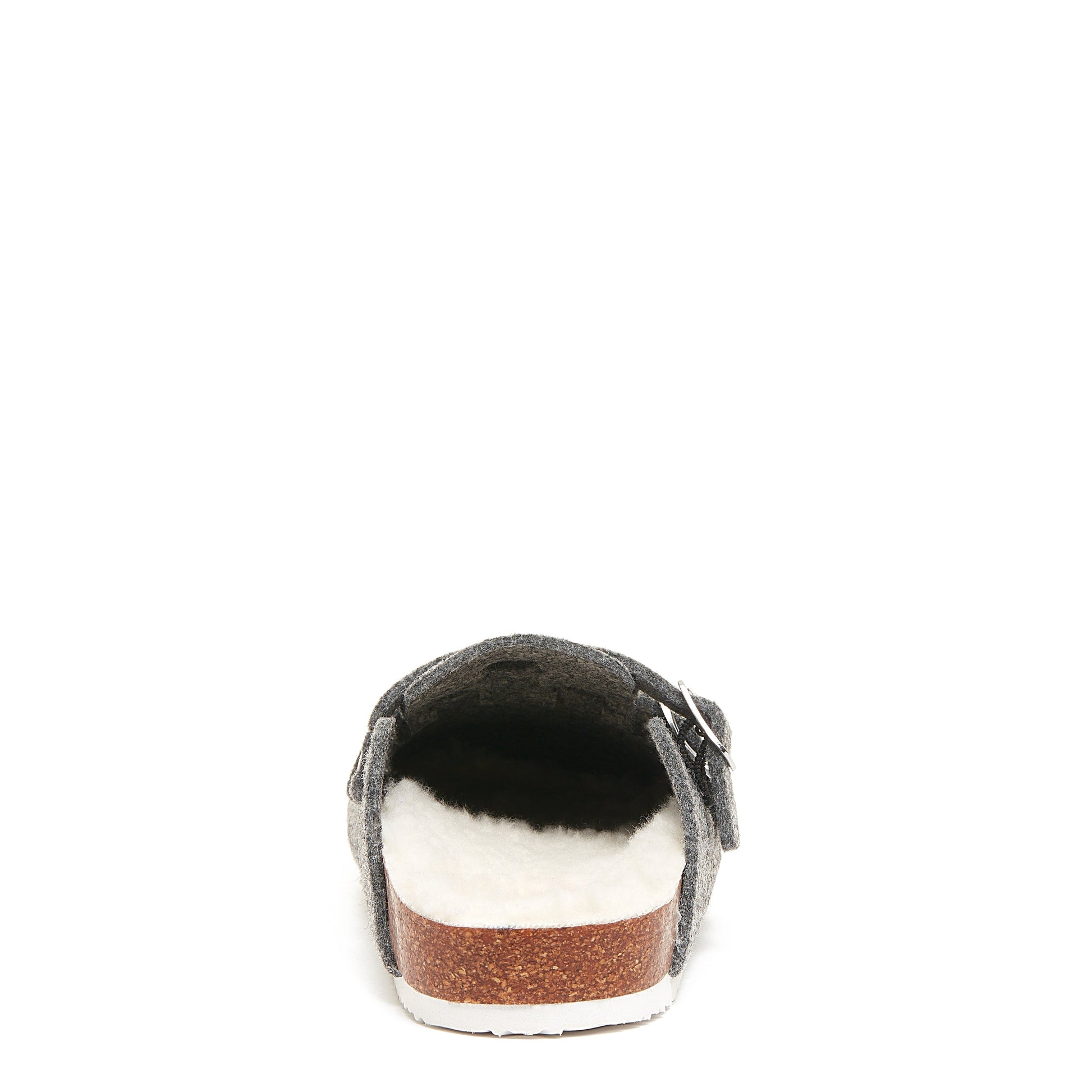 Abel Grey Shearling Slipper