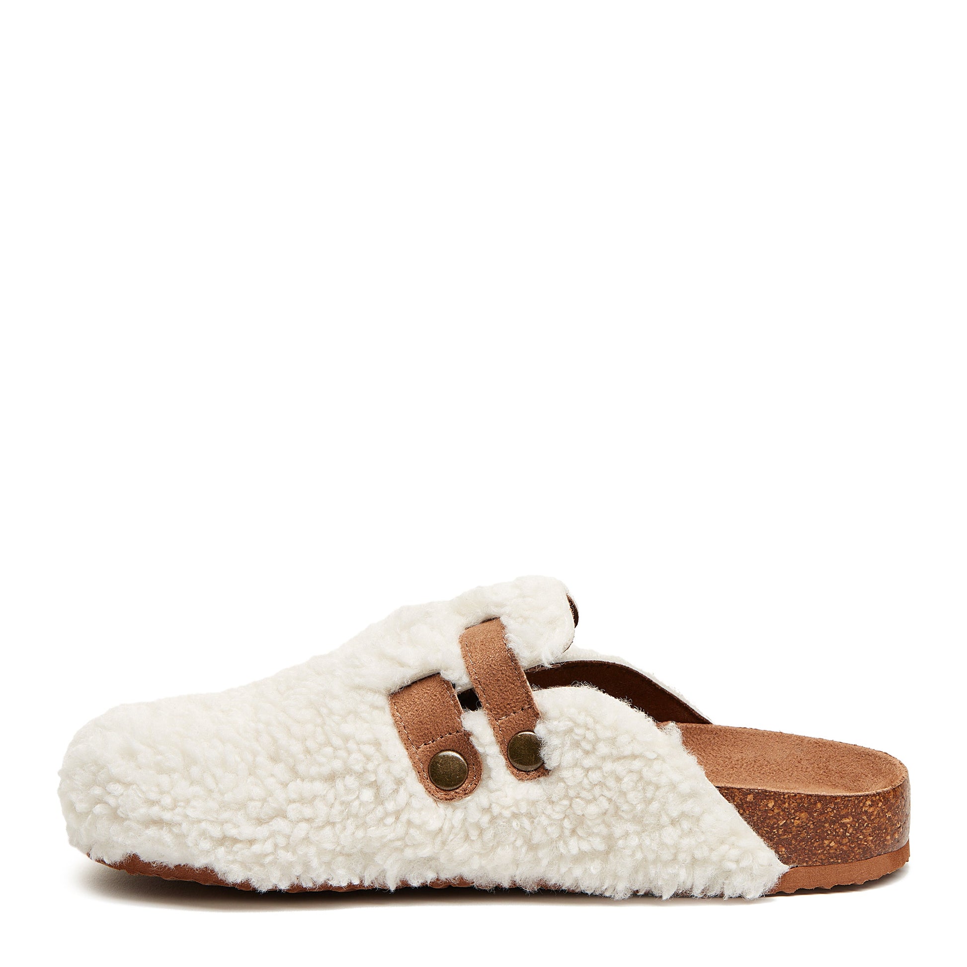 Abel White Indoor Outdoor Slippers