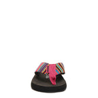 Rocket Dog Adios Pink Aloe Stripe Flip-Flop