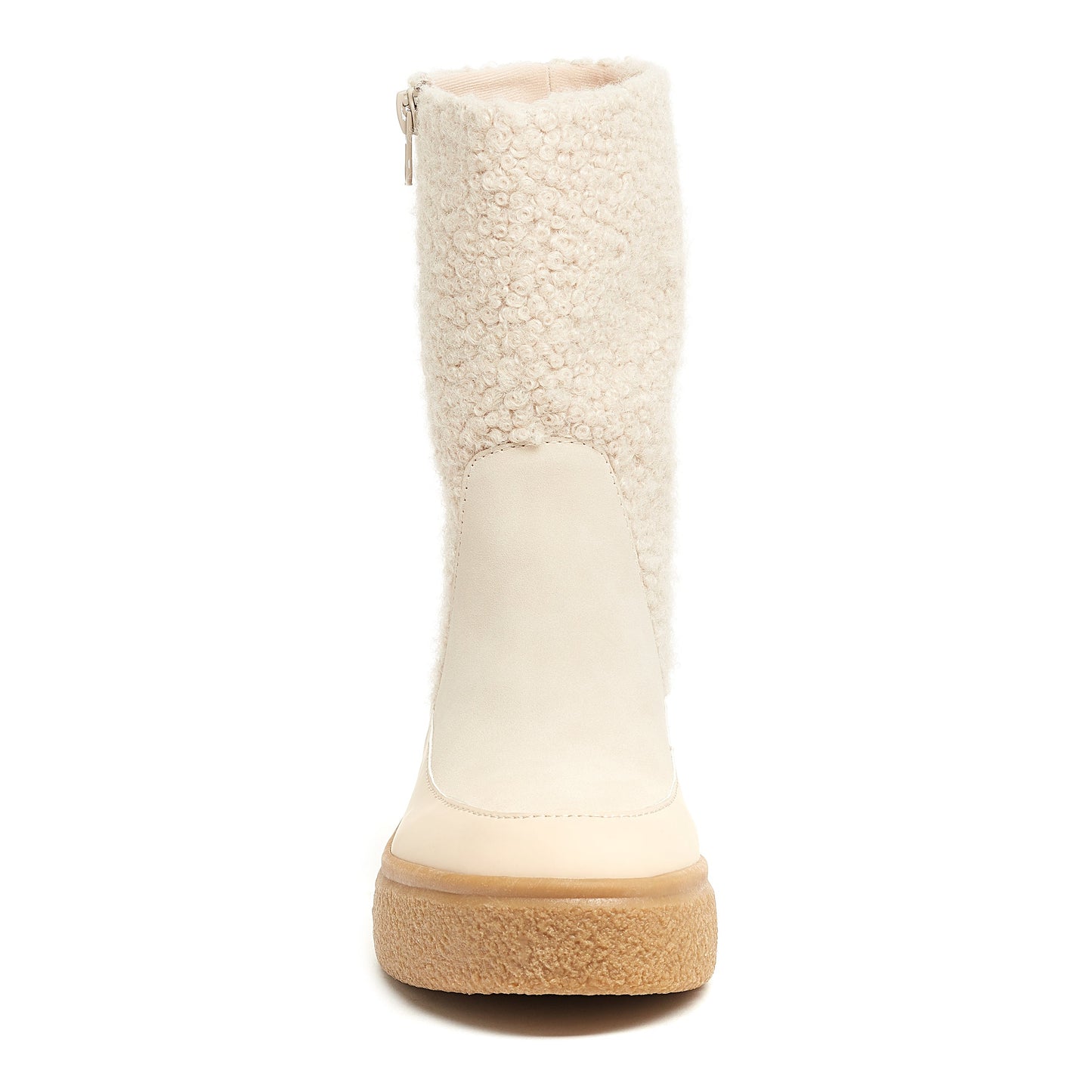 Alora Ivory Wool Boot