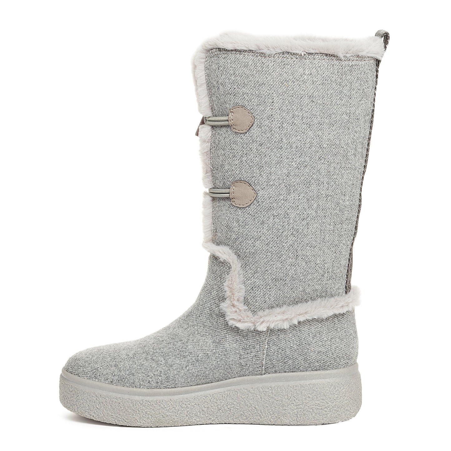 Atilla Grey Shearling Boot