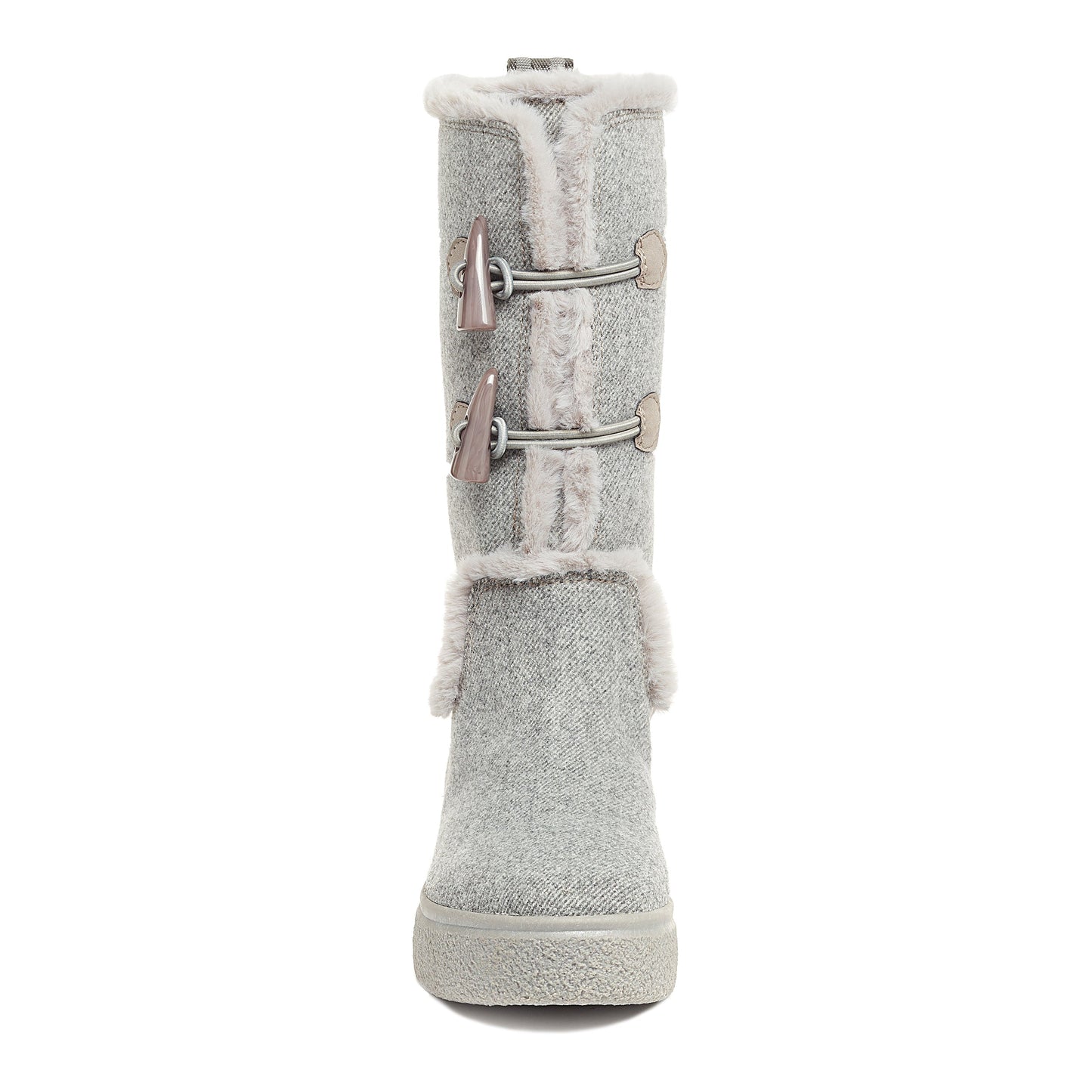 Atilla Grey Shearling Boot