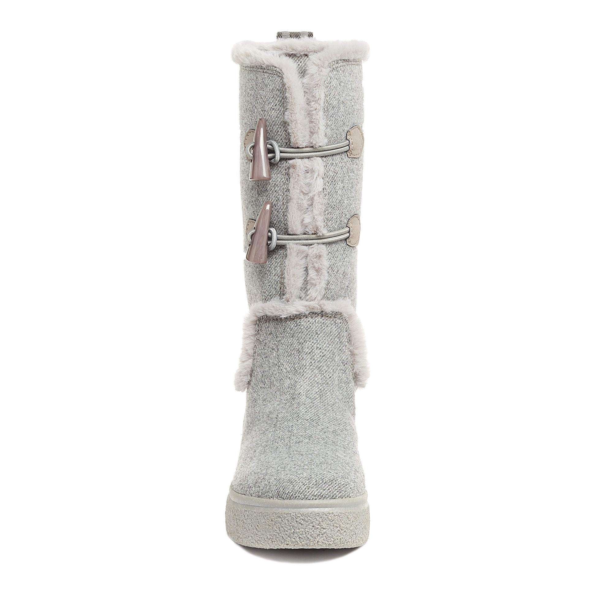 Atilla Grey Shearling Boot