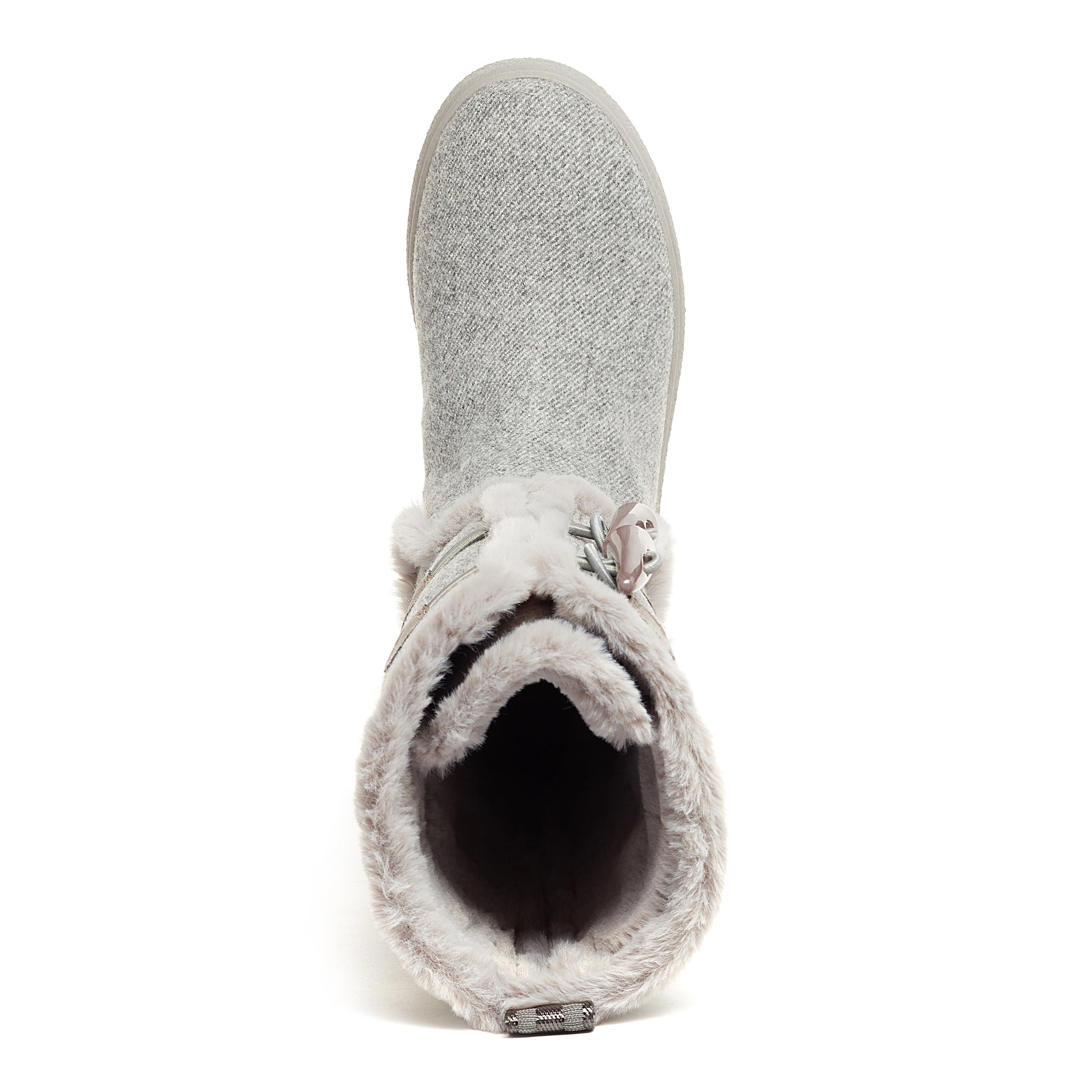 Atilla Grey Shearling Boot